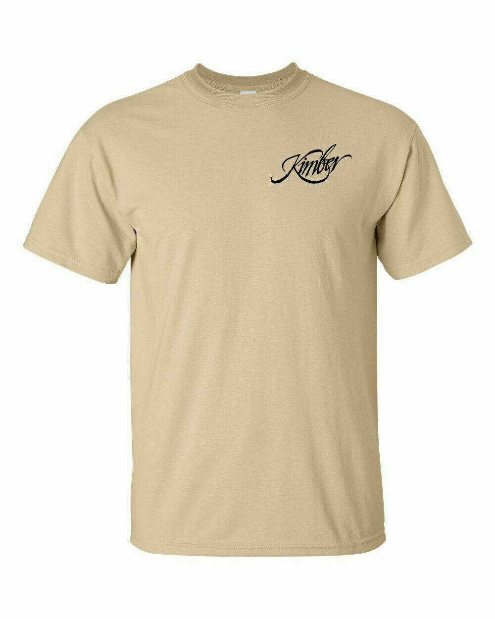 

26 Kimber Black Chest Logo T Shirt 2nd Amendment Pro Gun Rights Rifle Pistol Tee Unisex T-Shirt XXXXL