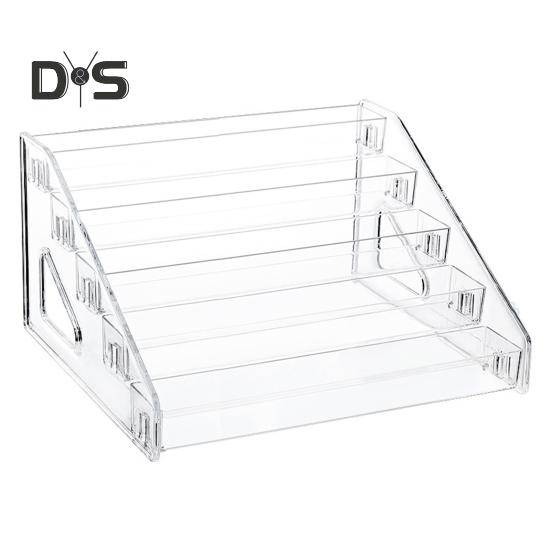 Neglelakk Organizer Akryl Display Rack Gjennomsiktig design Multipurpose Solbriller Organizer Holder for eteriske oljer