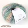 Colorful Gradient Hand-Dyed Mohair Yarn Ball 25g for Sweaters, Scarves, Knitting, and Crochet Projects