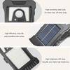 Clip On Solar Lights Outdoor Waterproof LEDs Motion Sensor Lights 3 Modes 3 Mounting Ways Solar Security Lighting for Fence