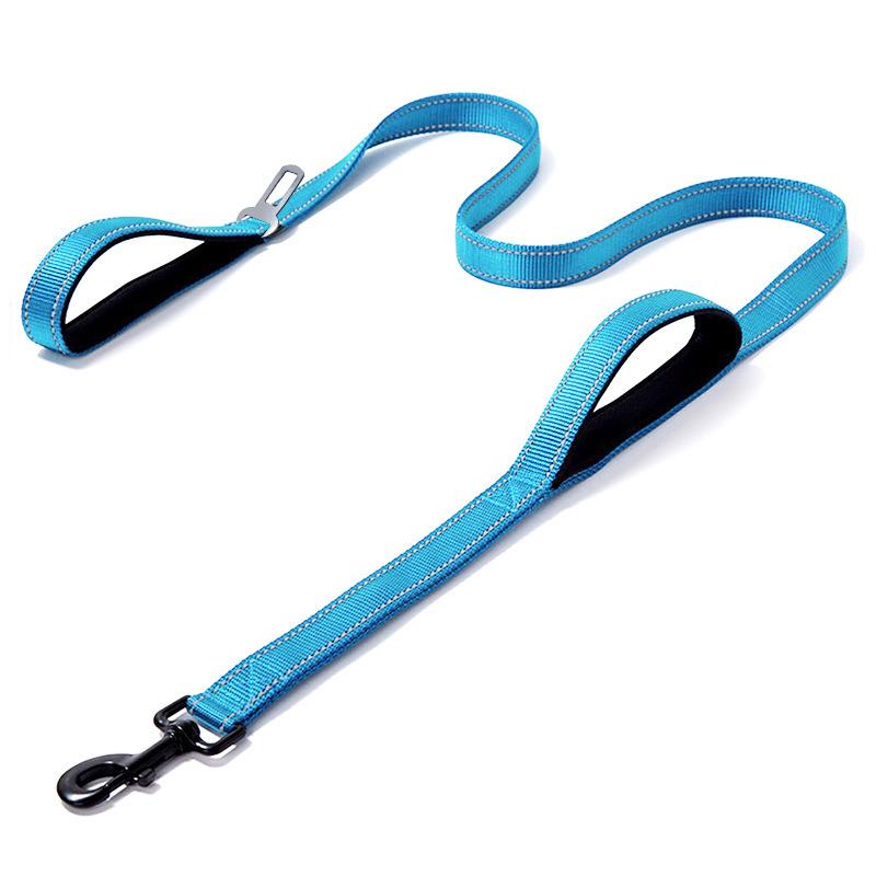 Double Layer Explosion-Proof Reflective Dog Leash - Shock-Absorbing, Thickened Pet Leash