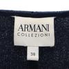 ARMANI COLLEZIONI Long sleeve wool No color coat 38 Navy Women Used