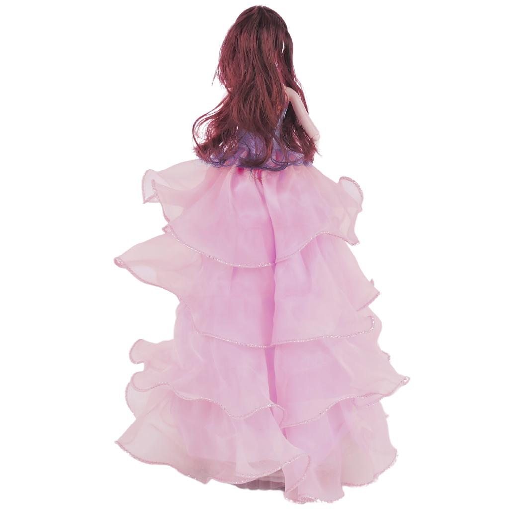 Battery Operated Princess Doll in Pink Dress Dancing Light Sound