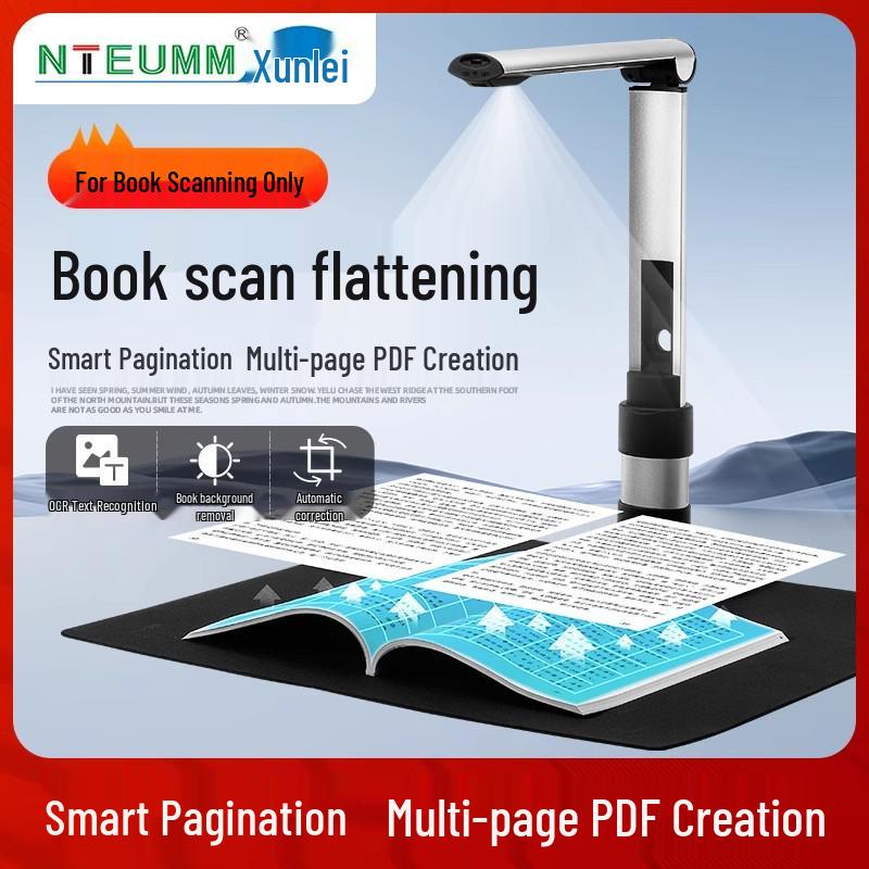 Xunlei 20MP High-Speed Document Scanner for A3/A4, Office & Teaching Use