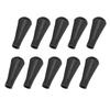 10PCS Rubber Arrowhead Archery Replacement Broadhead for Sports Shooting PracticeBlack 8mm