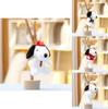 Snoopy Cartoon Plüsch Schlüsselanhänger Mit Weichem Kurzem Plüsch Für Taschen Und Geschenke