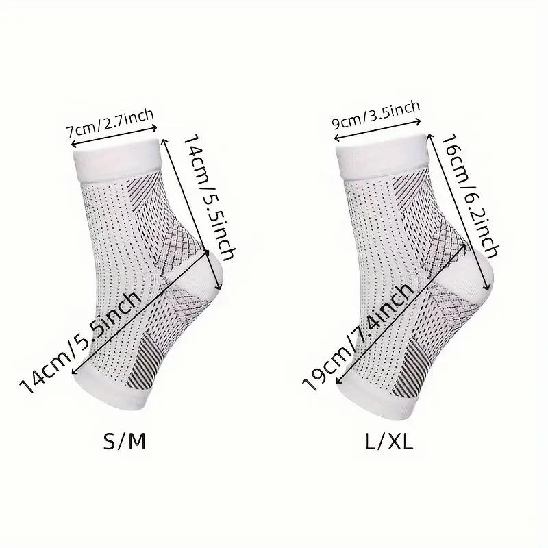 1/3 Pairs Alleviation Ankle Joint Support Unisex Pressure Socks Fashionable Sports Sweat Absorbing Breathable Compression Socks