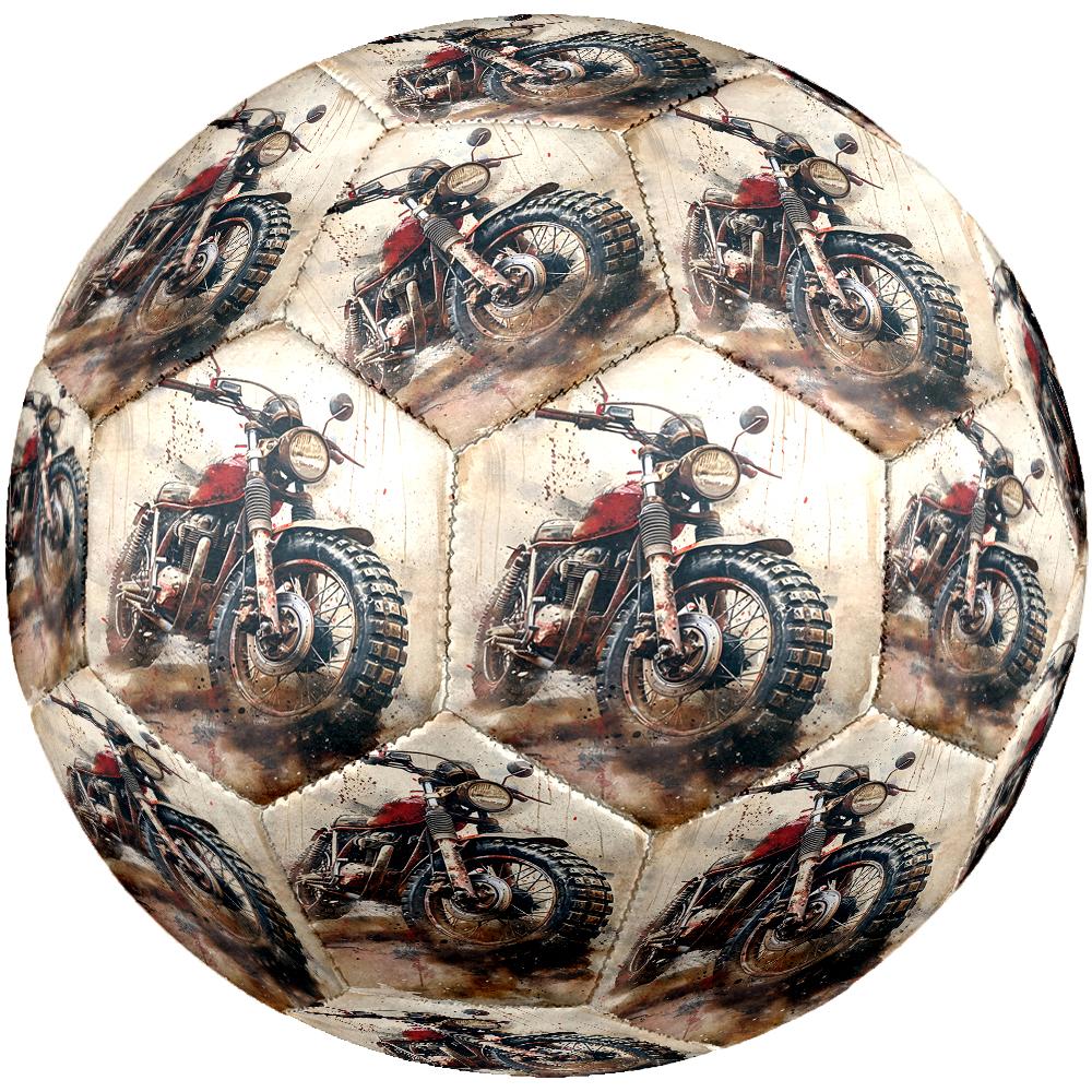 Off Road Motorcycles Theme Size 5 Soccer Ball, Suitable for Both Indoor and Outdoor Matches, a Gift Suitable for Everyone.