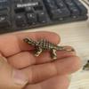 Dinosaur Desk Ornament Vintage Home Decor Figurine Bronze