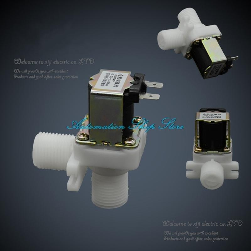 hot sale Solenoid valve 1/2" to 1/2" Plastic valve,water valve ,Right Angle type 12V DC Water dispenser,washing machine