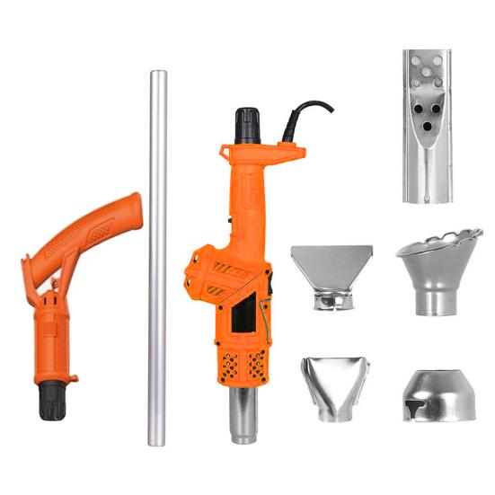 3-in-1 Elektrischer Unkrautbrenner-Stab mit Ergonomischem Griff 1500W Hohe Leistung Temperatur Einstellbar Garten Elektrischer Unkrautbrenner mit Düsen-Set