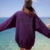 Popular you are enough dear people casual crew neck long sleeve printed fleece sweater