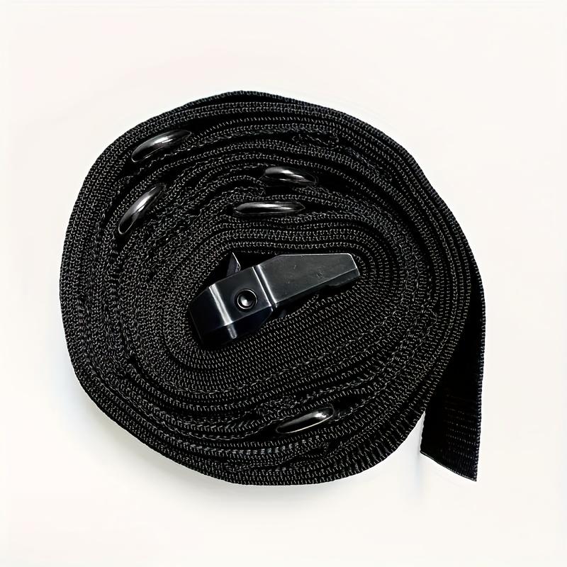 

1pc Heavy-Duty Suspension Trainer System with 5-Loop Resistance Bands - All-in-One Home Gym Equipment for Strength Training чёрный