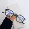2022 Clear Myopia Glasses for Men Anti Blue Light Computer Glasses Women Retro Square Frame Short Sighted Eyeglasses 0 To -600