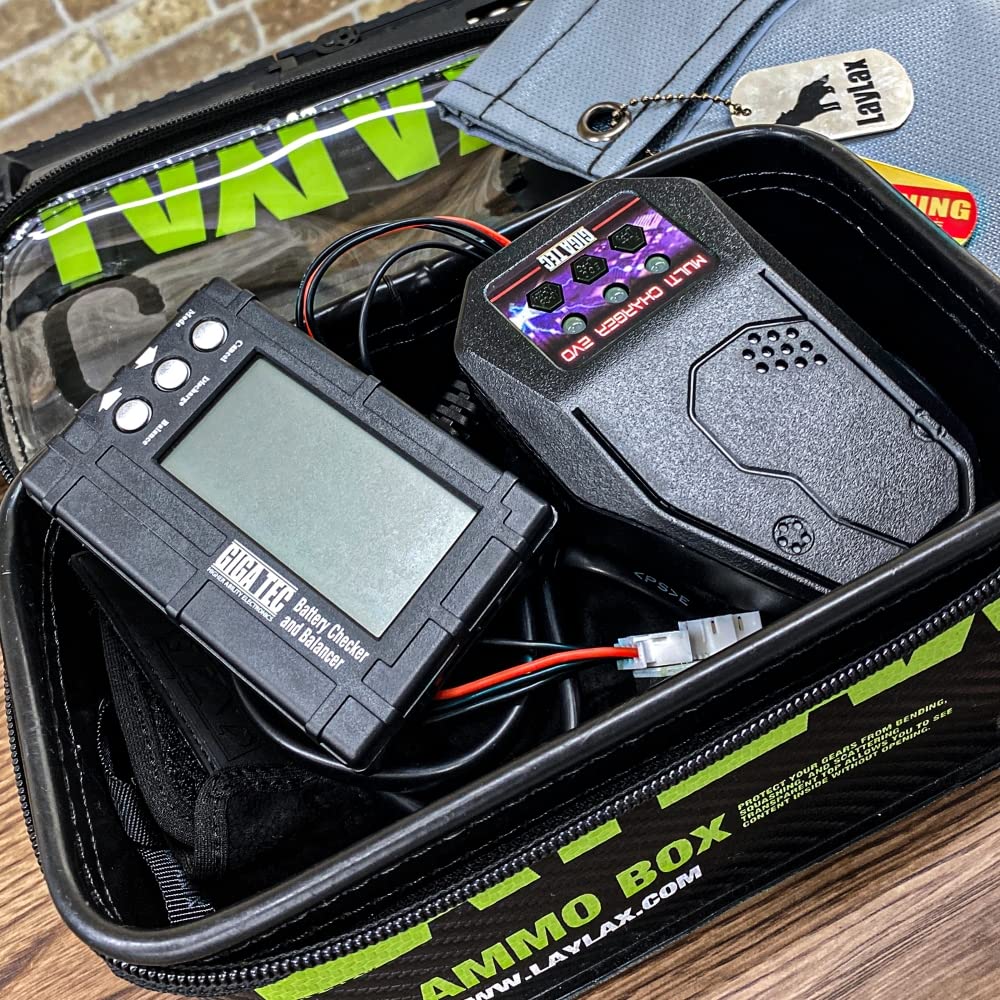 LayLax GIGA TEC PSE LiPo Checker Airsoft 4571443133076 & Balancer, Supplies,