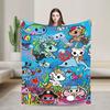 T-Tokidoki-S Warm Soft Blanket  Decorative Plush Throw Blanket Street Trend Couch Chair Flannel Bedspread Sofa Bed Cover