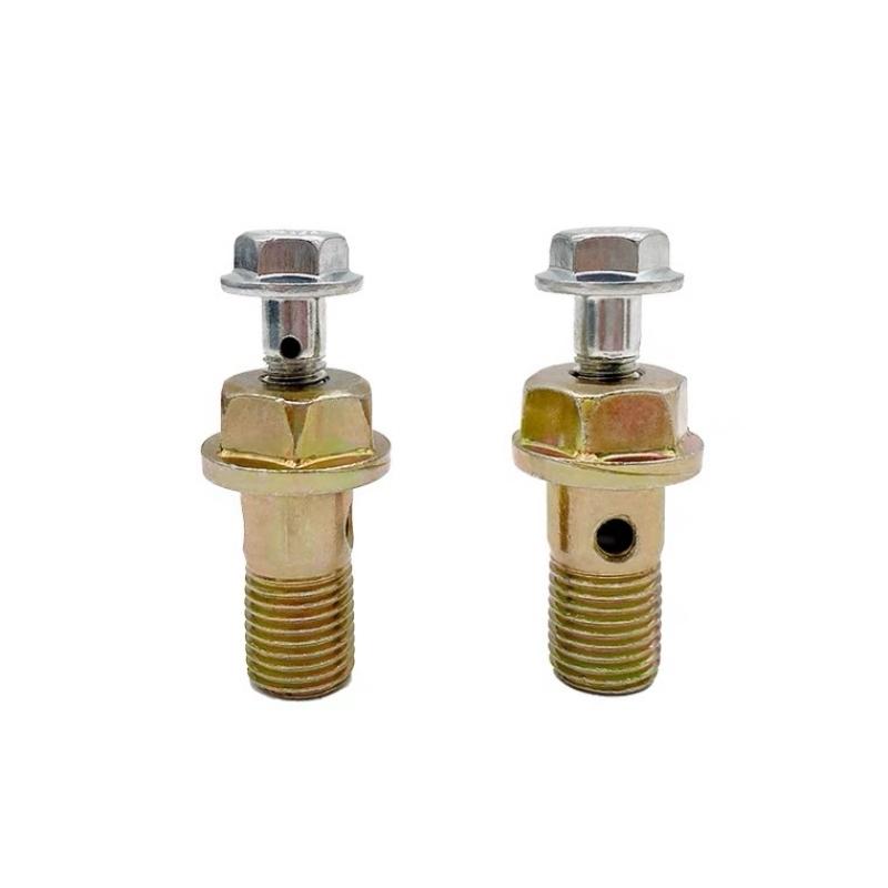 5pz Vite Valvola di Ritorno Olio 4102 Motore Diesel Vite Cava M8x14 Pressione di Scarico Uguale Valvola di Doppio Ritorno
