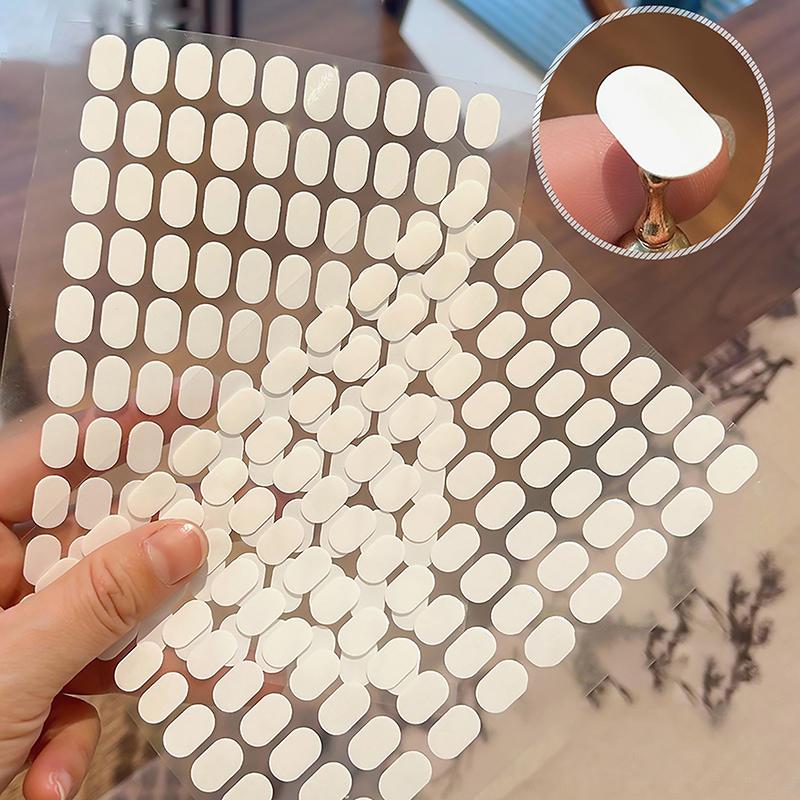 200Pcs Nail Adhesive Sticker Nail Stand Double Sided Tape For False Nails Display Stand Manicure Tips Show Stand Holder Tools