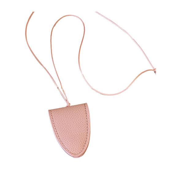 

Магнитный держатель для очков, носимый из искусственной кожи, держатель для очков, зажим для очков со шнурком для солнцезащитных очков, очки розовый