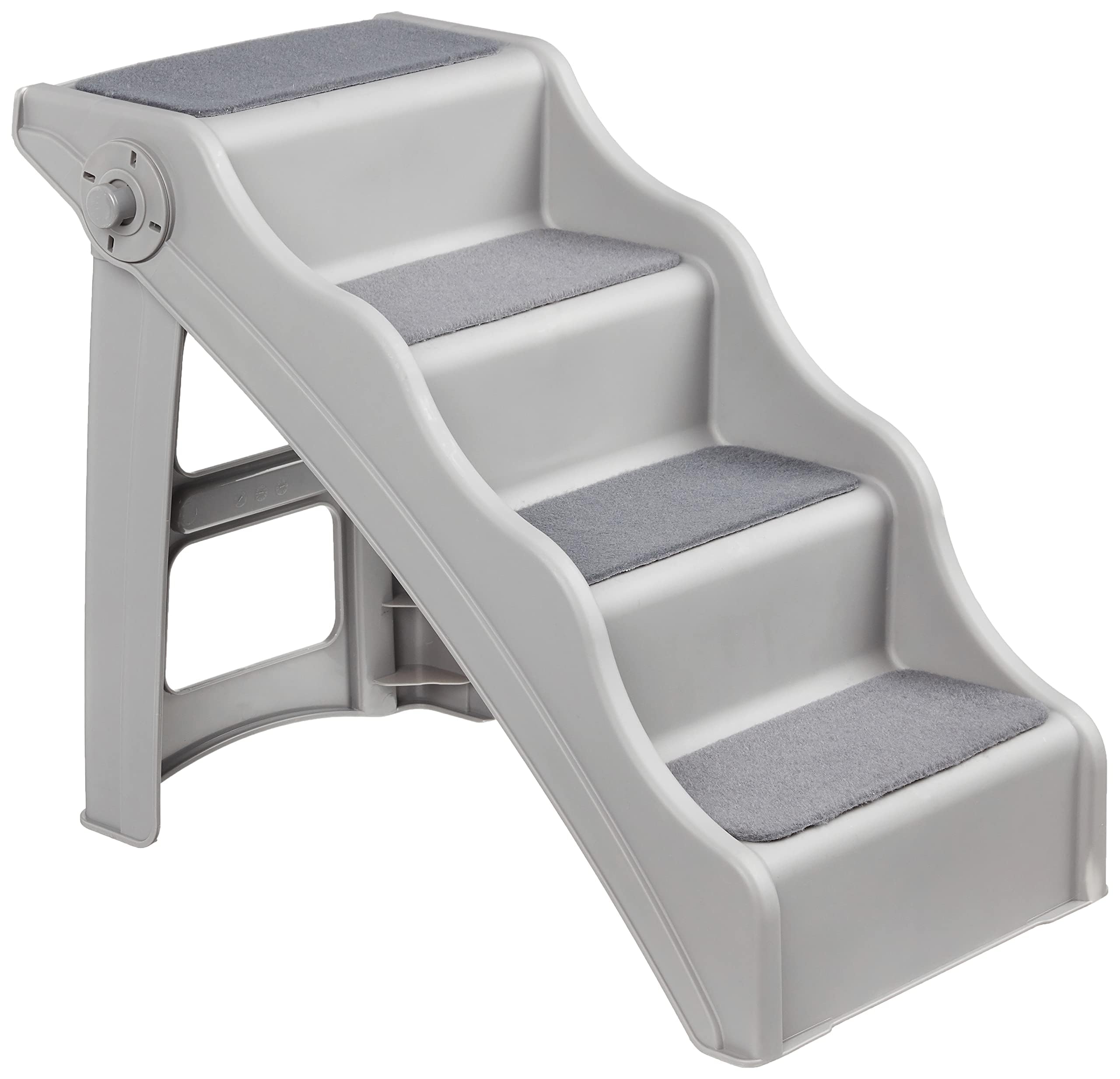 

Amazon Basics Folding Pet Steps/Stairs, Gray, 60.7 x 40.9 x 50.2 cm