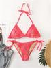 Black Sexy Micro Bikini Triangle Swimsuit Punk Swimwear Halter String Women Trend Two Piece Beach Thong Bathing Suit Bikinis Set