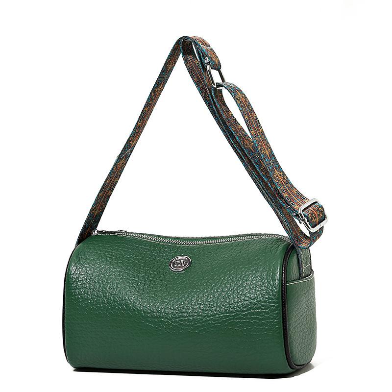 First Layer Cowhide Pillow Women'S Genuine Leather Women'S Bag Trendy Shoulder Messenger Bag