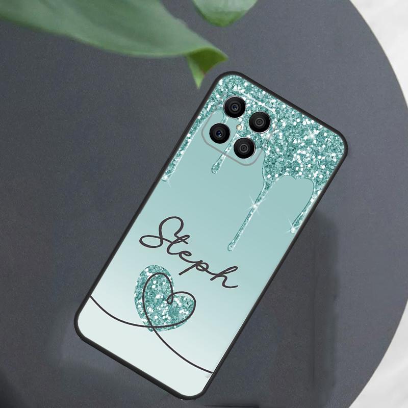 Shinee Hearts Custom Name Initials For Huawei Honor X9a X7 X8 X9 50 70 P20 P40 P30 Lite Mate 50 Pro Nova 5T P Smart 2021 Case