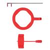 Dental X Ray Film Positioner Holder Professional Intra Oral X Ray Film Positioning System Kit Red