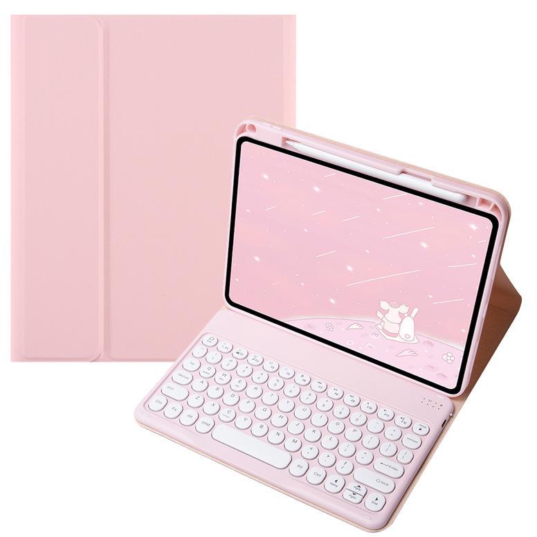 Compatible Bluetooth Keyboard Case for 2025 iPad11 A16, 10th Gen 10.9" with Pen Slot and Backlit Touchpad