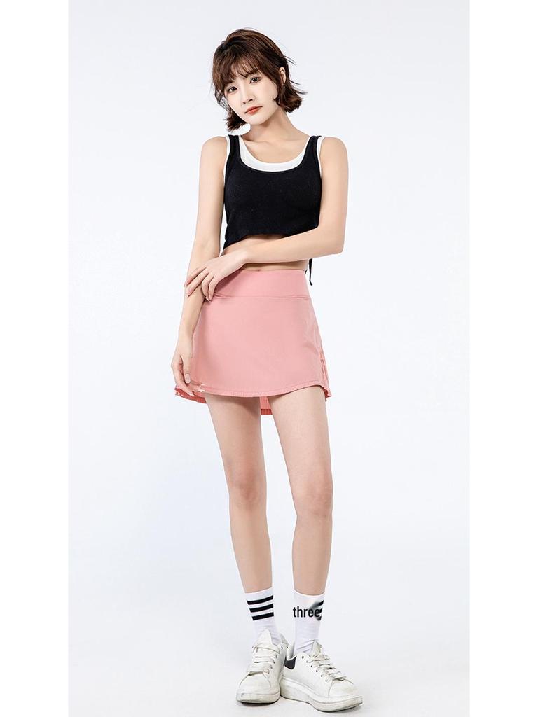 2024 Women's Quick-Dry Sports Shorts - Anti-Exposure, Breathable Tennis Skirt and Running Training Pants