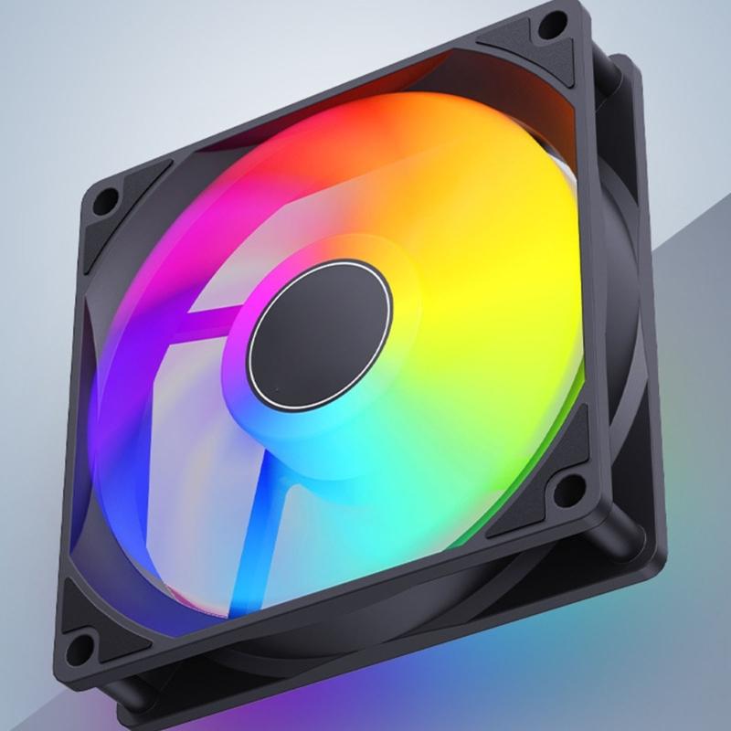1200RPM Computer Case Quiet Fan 120mm Cooling Fan CPU Cooling Fan Light Quiet PC Fan Hydraulic Bearing Radiator