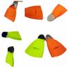 1 Pair Non-slip Swimming Training Fins Silicone Frog Shoes Professional Swim Fins  Teens
