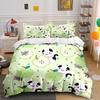 "Playful Cats and Apples Theme Printed Bedding Set" Exquisite Three-piece Bedding Set Gift for Kids and Adults