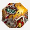 Chrismas Fashionable Automatic Opening/Closing Folding Umbrella. Portable and Foldable, Ideal for Gift, Travel, and Daily Use.