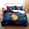 Copripiumino di lusso My Neighbor Totoro Set Biancheria da Letto Cartoni Animati per Bambini Coperta Singola Matrimoniale Decorazione Letto per Adolescenti Migliori Regali