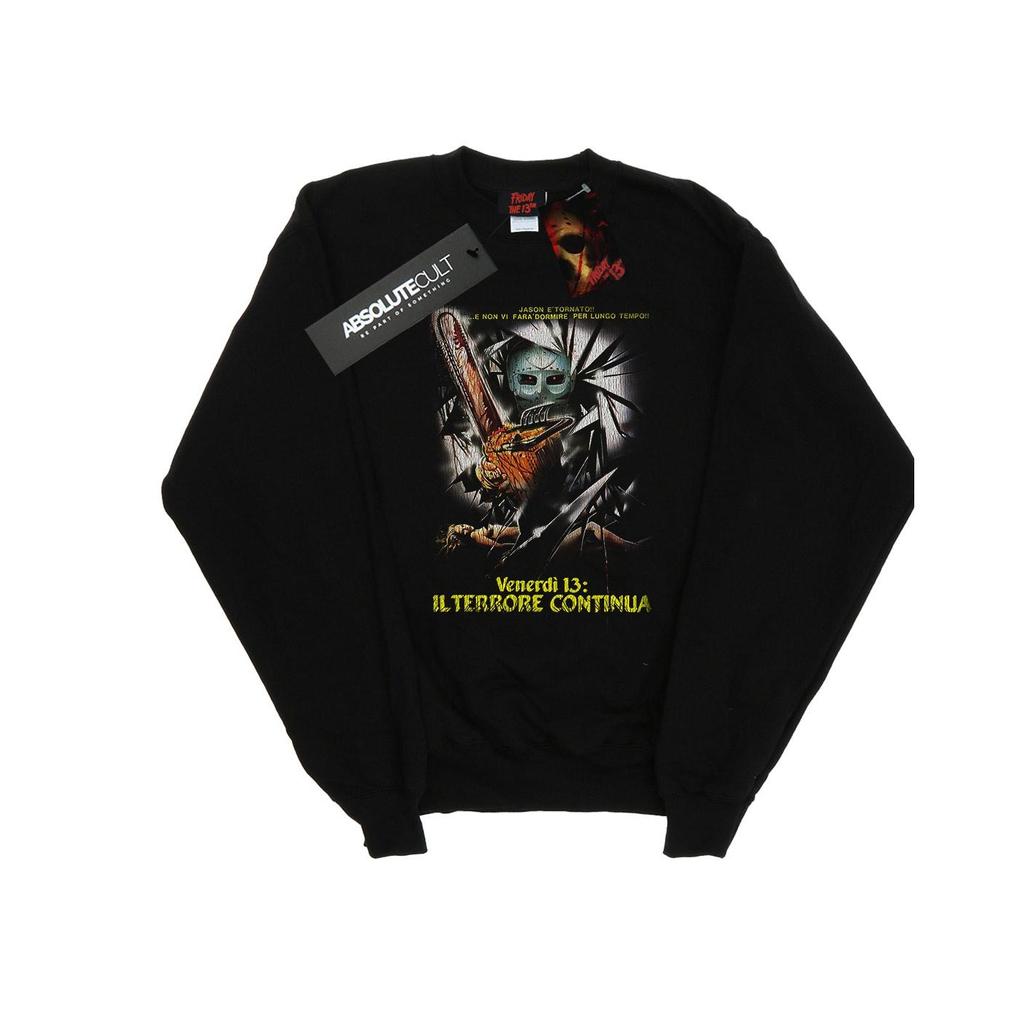 Friday The 13th Mens Italian Movie Poster Sweatshirt