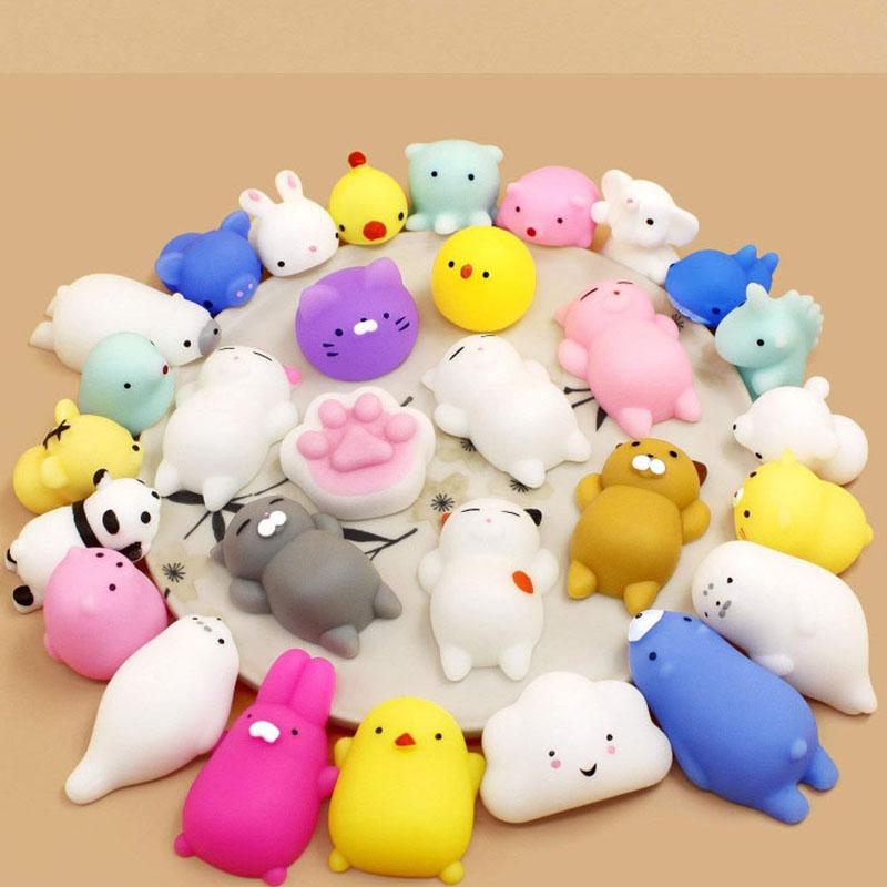 Random Stress Relief Toy Pinching Squeeze Cute Soft Fun Safe Venting Doll Pet