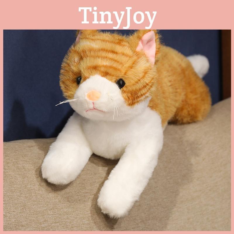 Cat Cute Realistic Plush Toy Ornament Pillow Playroom Decor Birthday Present