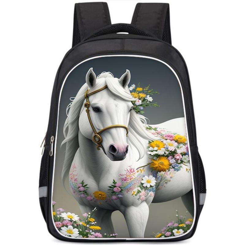 Large Capacity Lightweight Oxford Cloth Kids Backpack For School Unisex