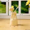 Handmade Wooden Articulated Puppet Ornament - DIY Craft Gift for Desktop Decoration