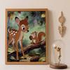 Diamond Art Painting Kit 5D Bambi Squirrel Diamond Painting Dot Art Kit Home Wall Decor