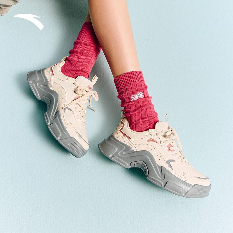 Anta Women s Rabbit Casual Low-Top Sneakers 7.5