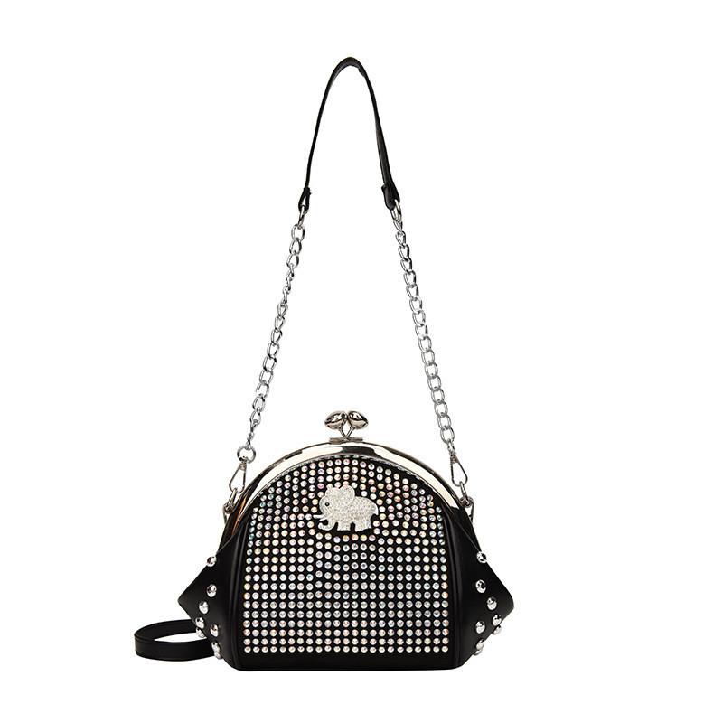 Stylish Cross-border 2023 New Women s Bag Sparkling Sequin Clutch Bag High-quality Chic Casual Single Shoulder Crossbody Bag Color