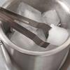 Steel Thermal Ice Bucket Thermos Container for Cubes + Tongs