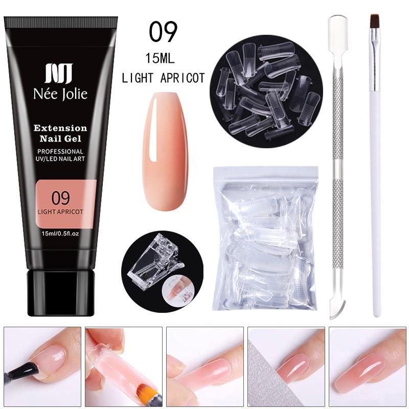 15ml Quick-Dry Cross-border Nail Extension UV Gel