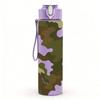 1PC White Green Camouflage Texture 750ml Color Plastic Sports Water Bottle Leakproof Flip Straw Lid For Sports Office Home Use
