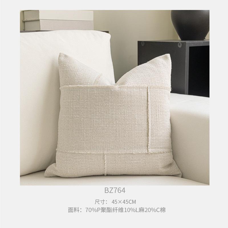 30x50/45x45cm Moderne Kissenhülle Leichter Luxus Weiches Leinen Braune Kissenhülle Kissenbezug Sofa Couch Büro Heimdekoration