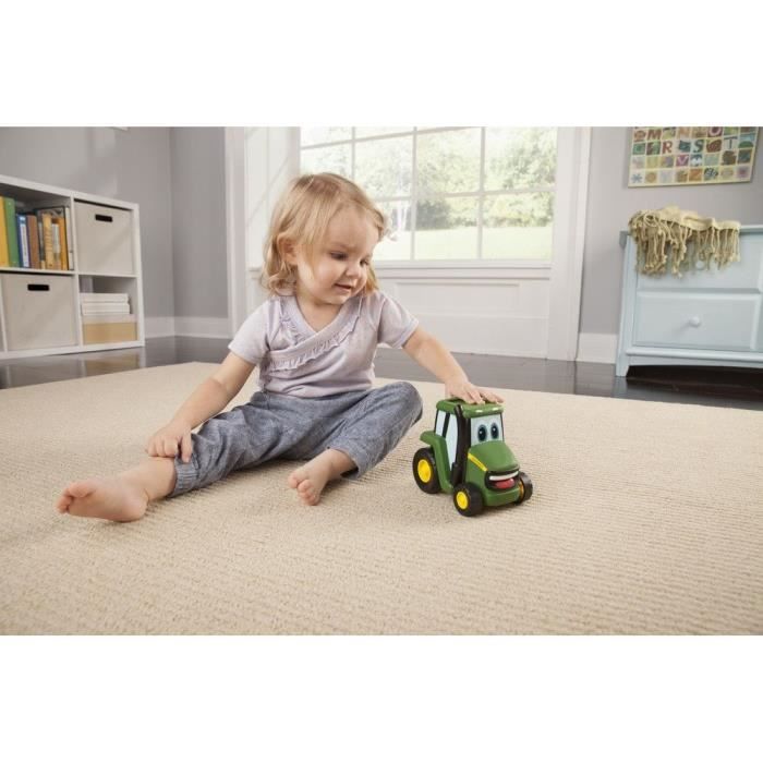 Tracteur Pousse Roule Johnny le tout premier tracteur des enfants John Deere pour garçon à partir de 18 mois