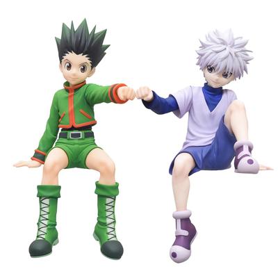 12cm Anime Hunter Killua Zoldyck Figure Pvc Hunter Aciton Figure Killua Figurine Gon Freecss Model Car Ornaments Gifts 12CM