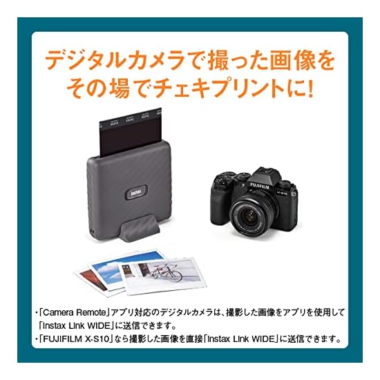 FUJIFILM Wide Smartphone Printer "instax" instax Link WIDE Ash White INS LINK WIDE A WHITE